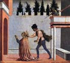martyrdom of saint lucy by Domenico Veneziano